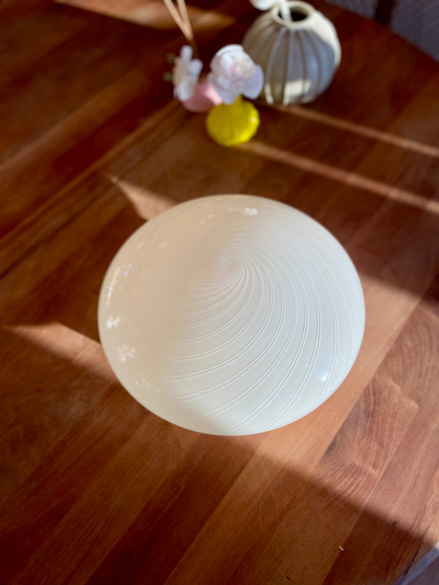 Vintage Murano plafond med dobbelt filigrana mønster