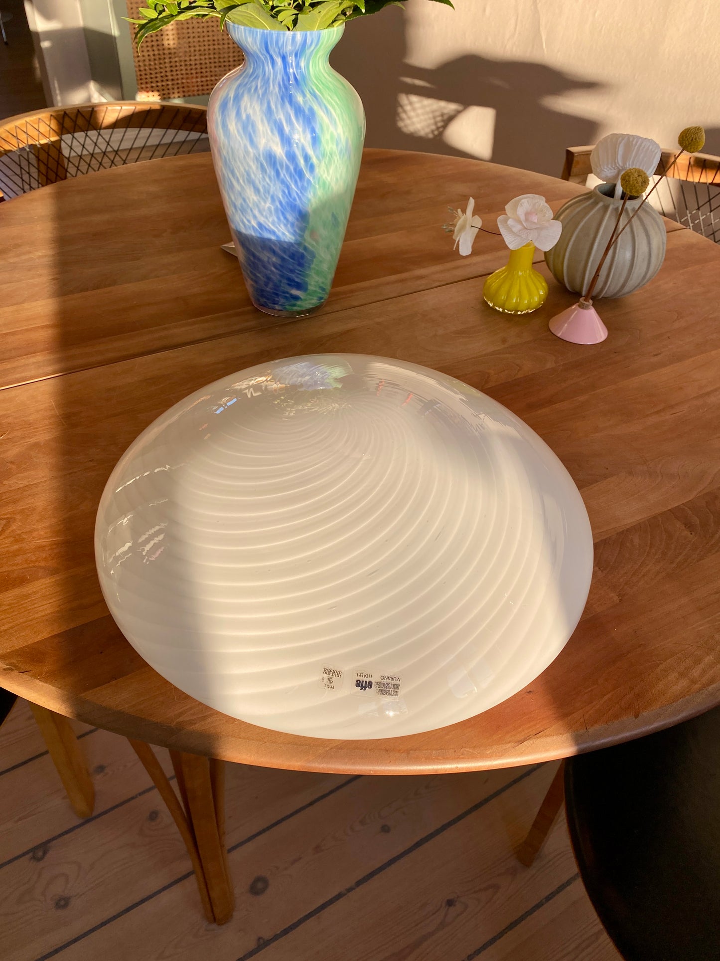 Murano Effetre plafond med swirl