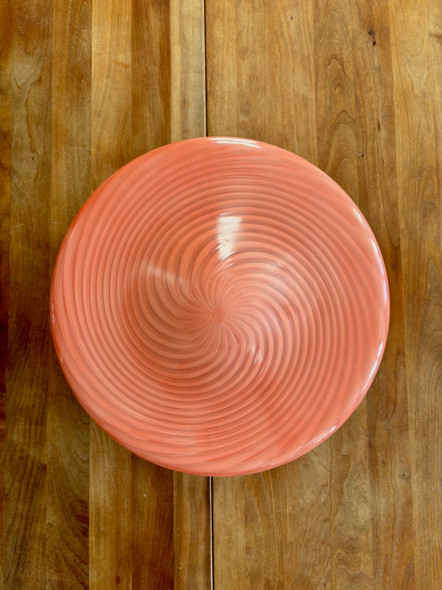 Vintage Murano plafond i pink swirl 40 cm