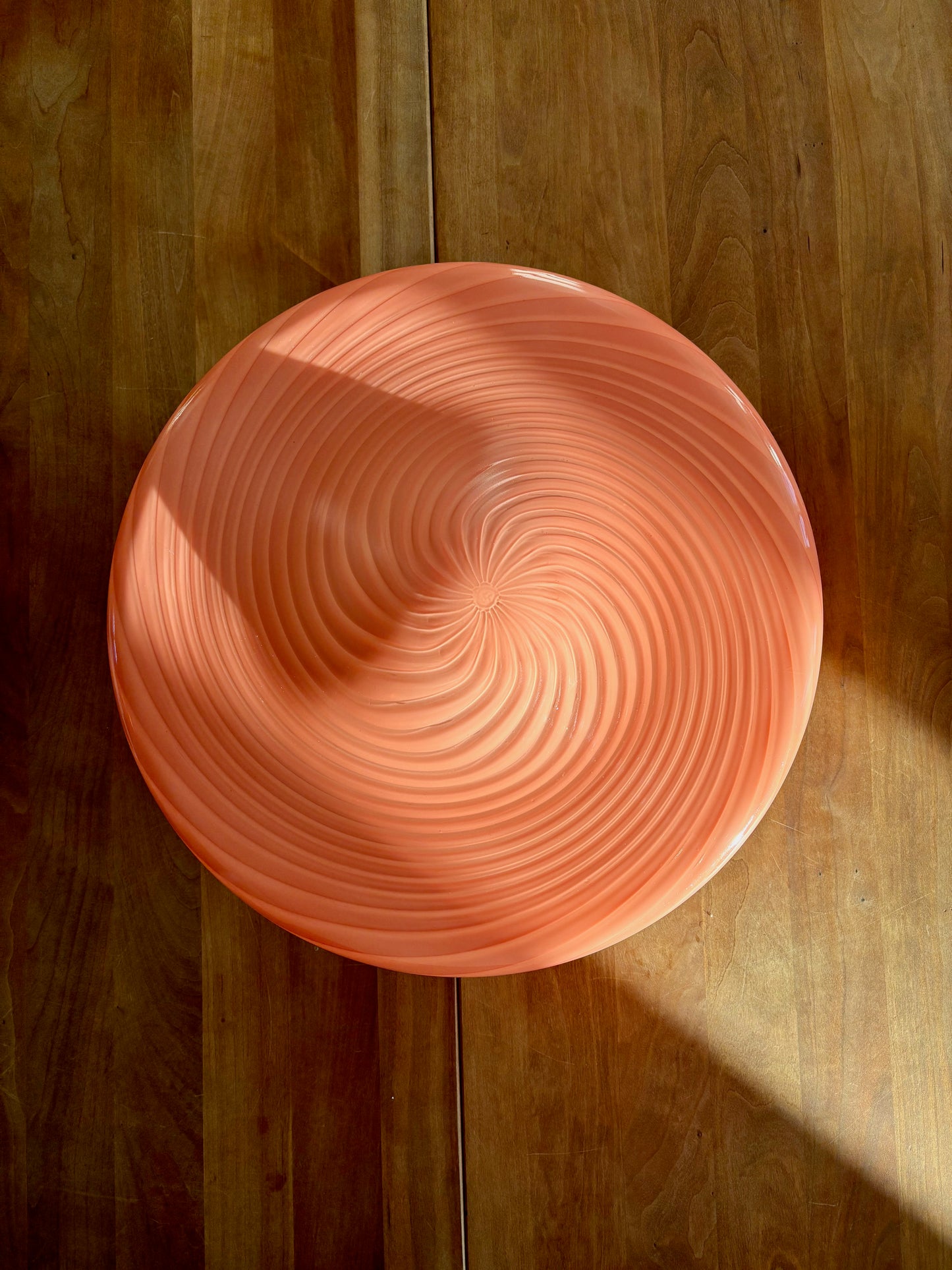 Vintage Murano plafond i pink swirl 40 cm