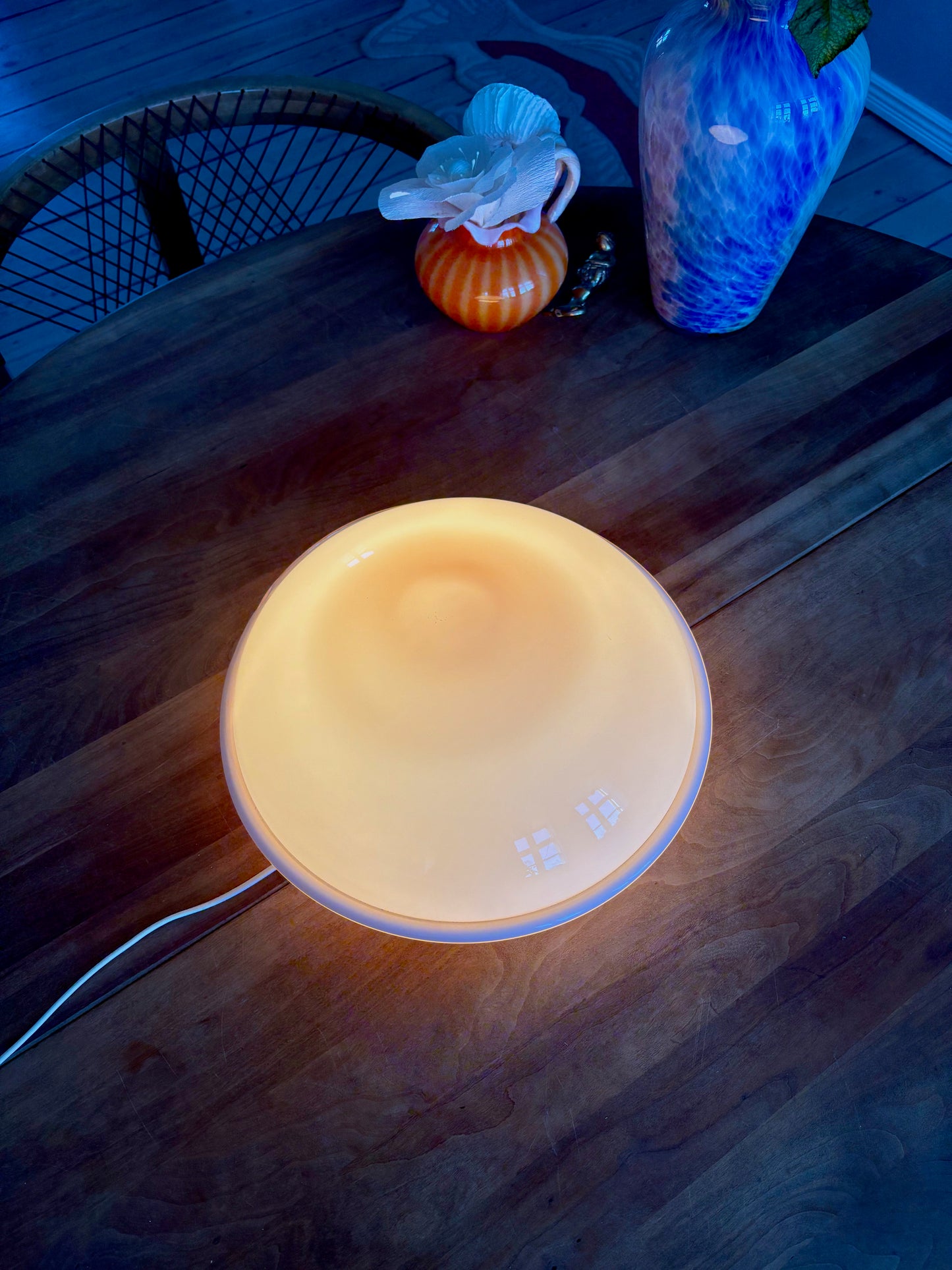 Vintage Murano plafond lyserød 35 cm