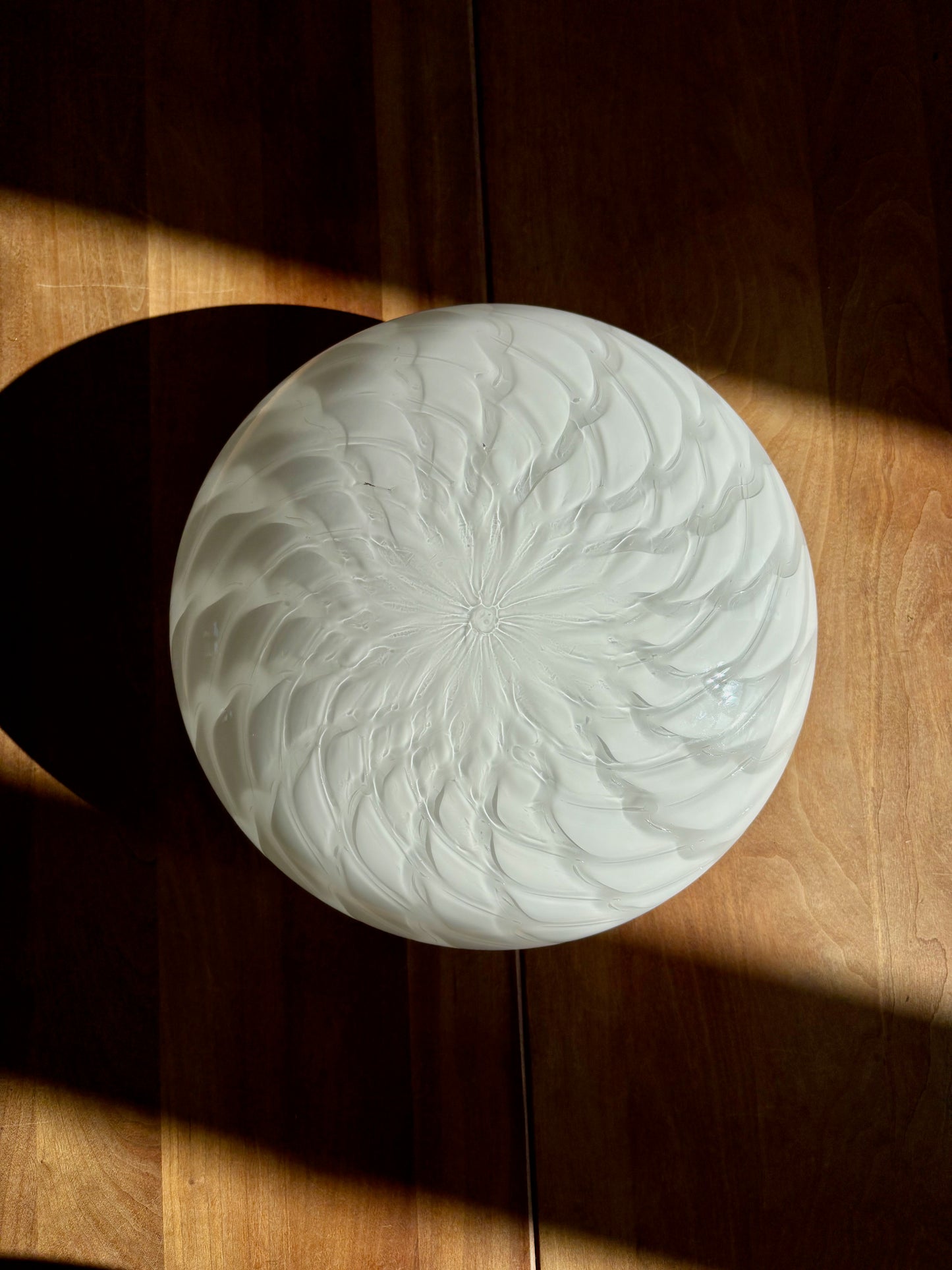 Vintage Murano peacock plafond 30 cm