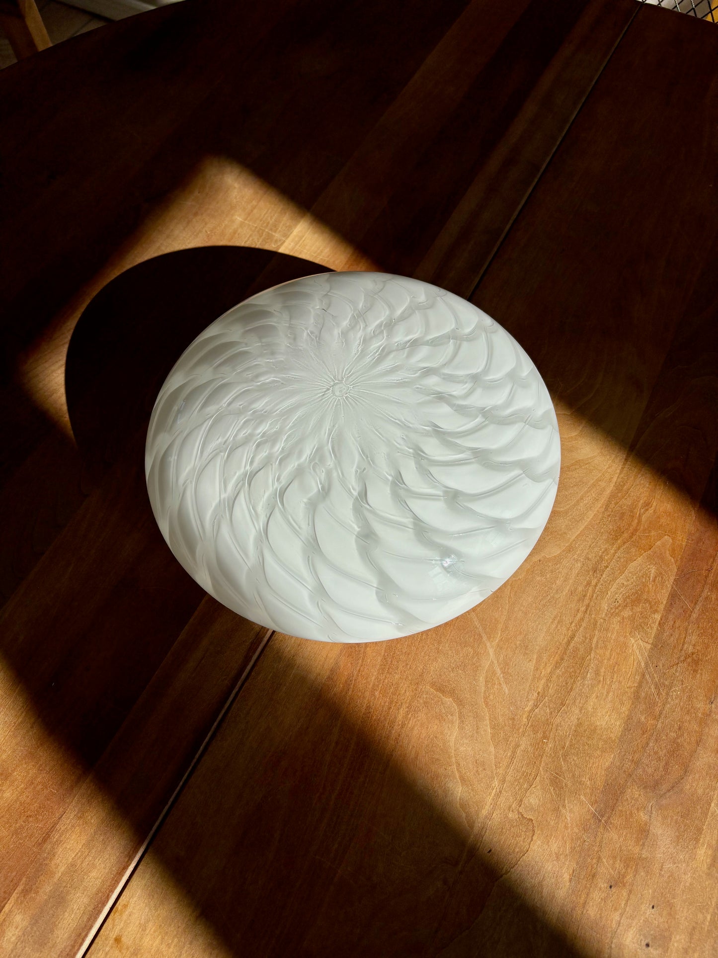 Vintage Murano peacock plafond 30 cm