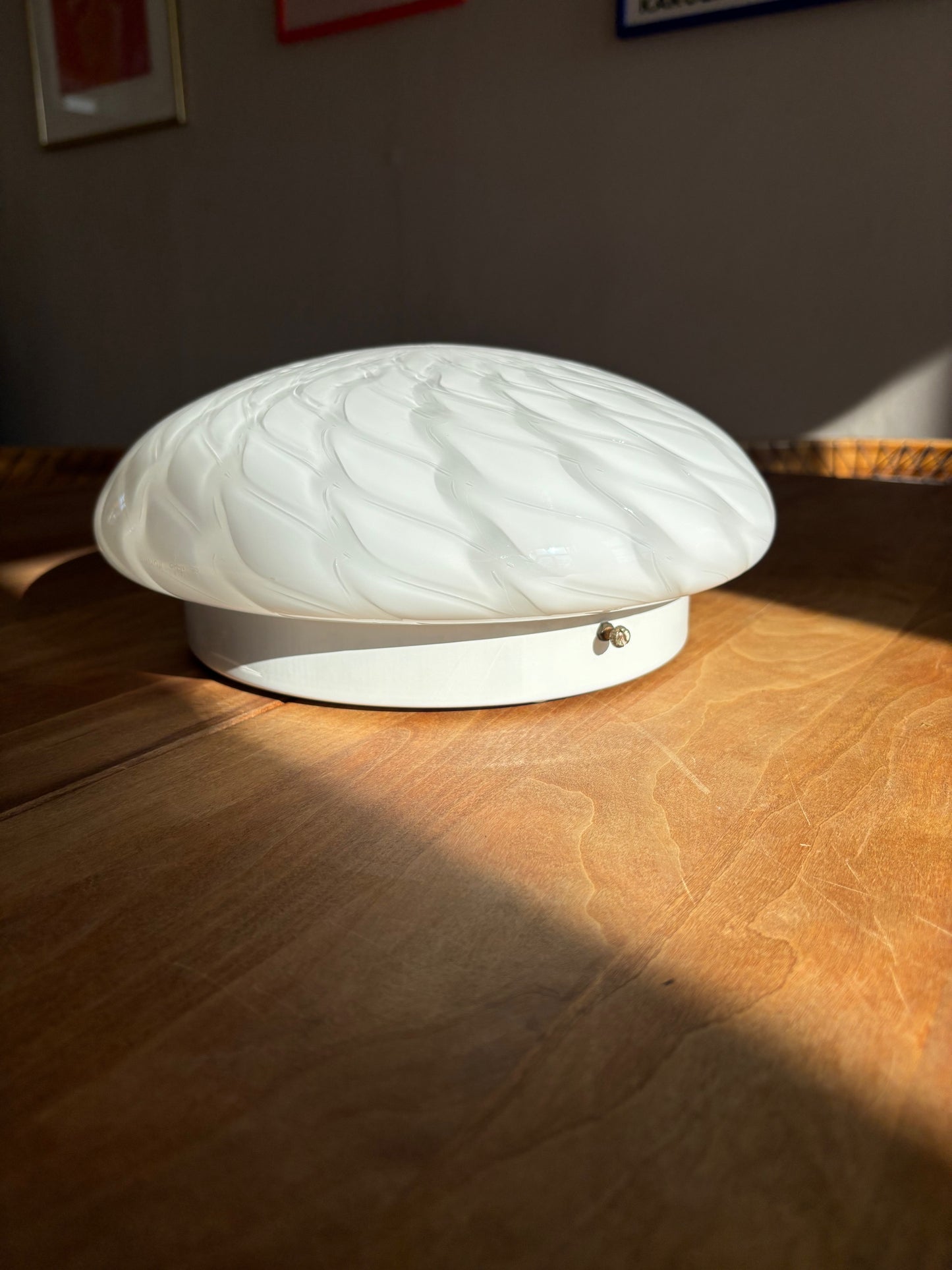 Vintage Murano peacock plafond 30 cm