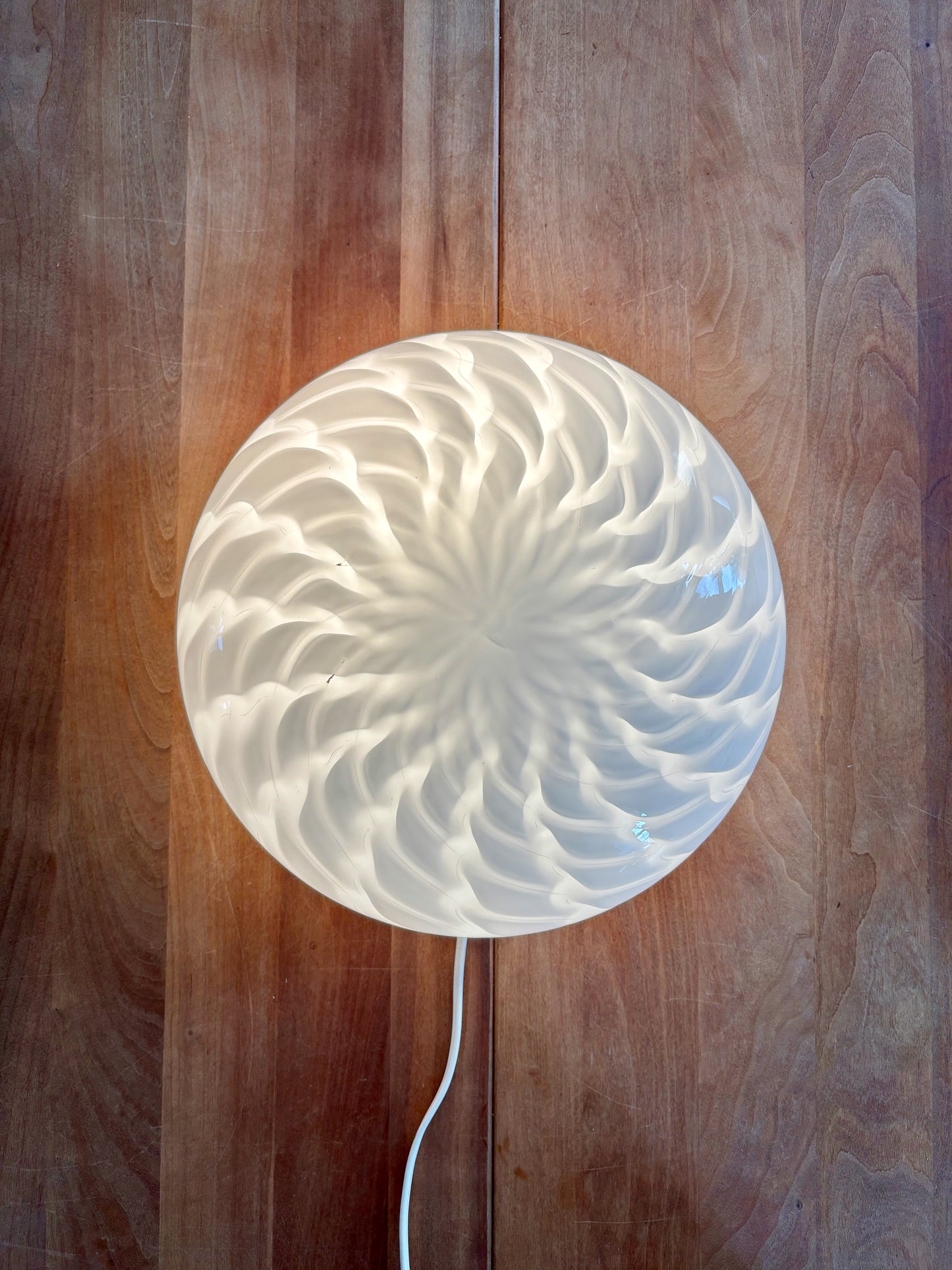 Vintage Murano peacock plafond 30 cm