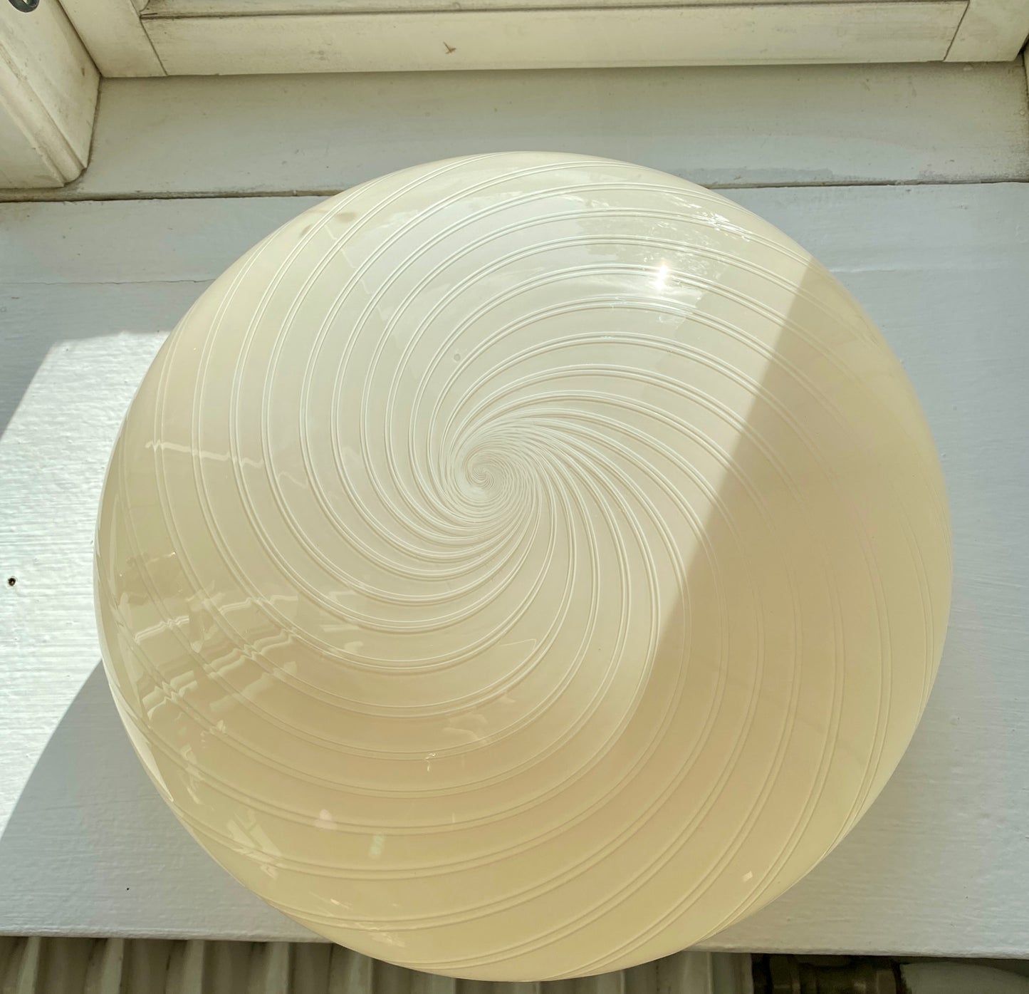 Vintage Murano plafond med dobbelt filigrana mønster