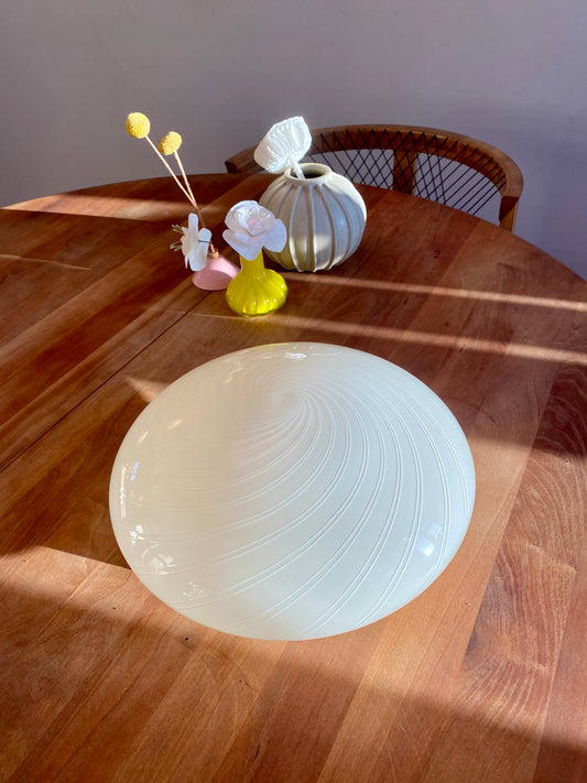 Vintage Murano plafond med dobbelt filigrana mønster