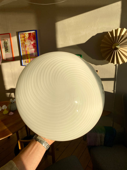 Murano Effetre plafond med swirl