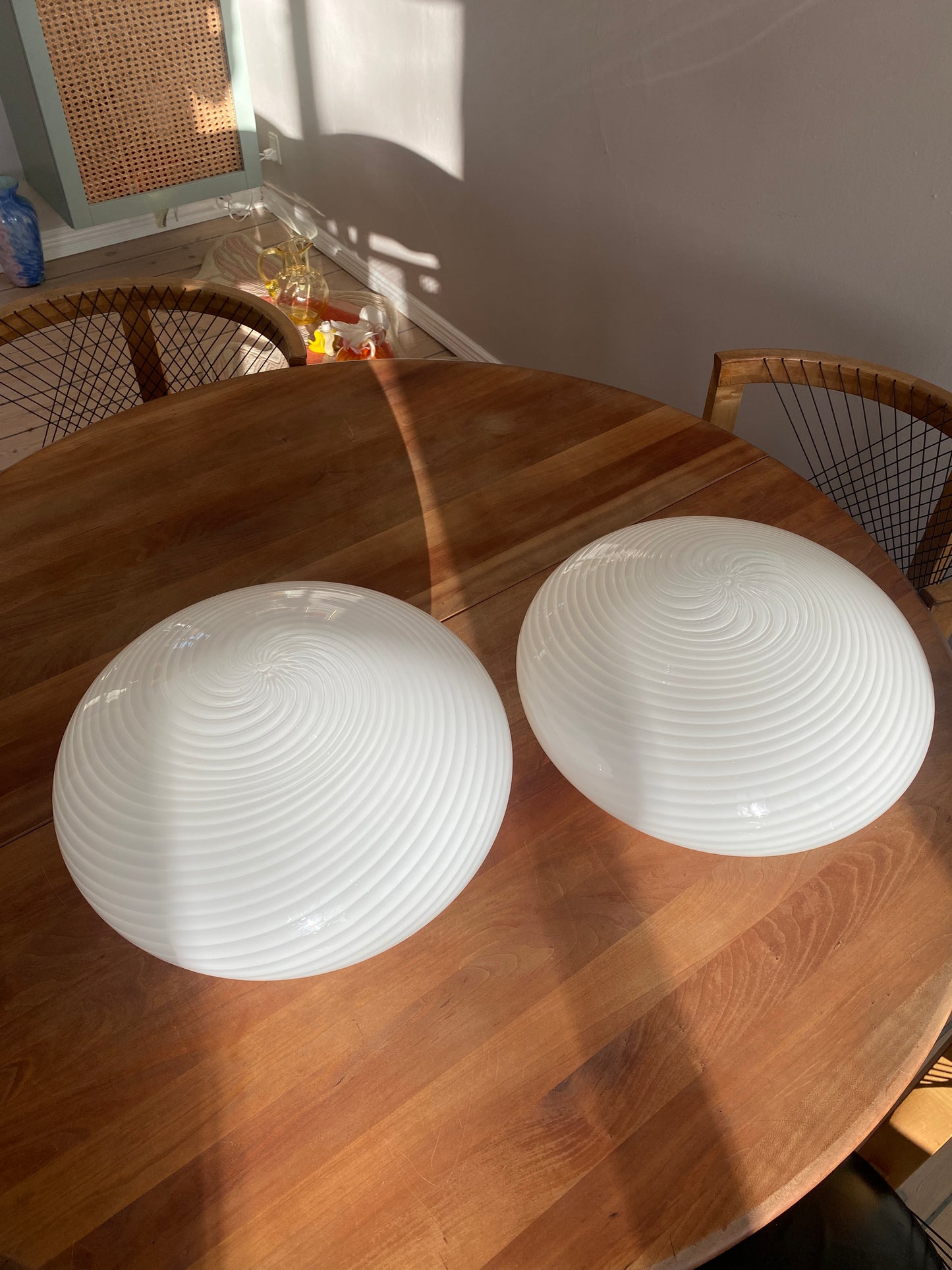 Vintage Murano plafond Effetre 37 cm
