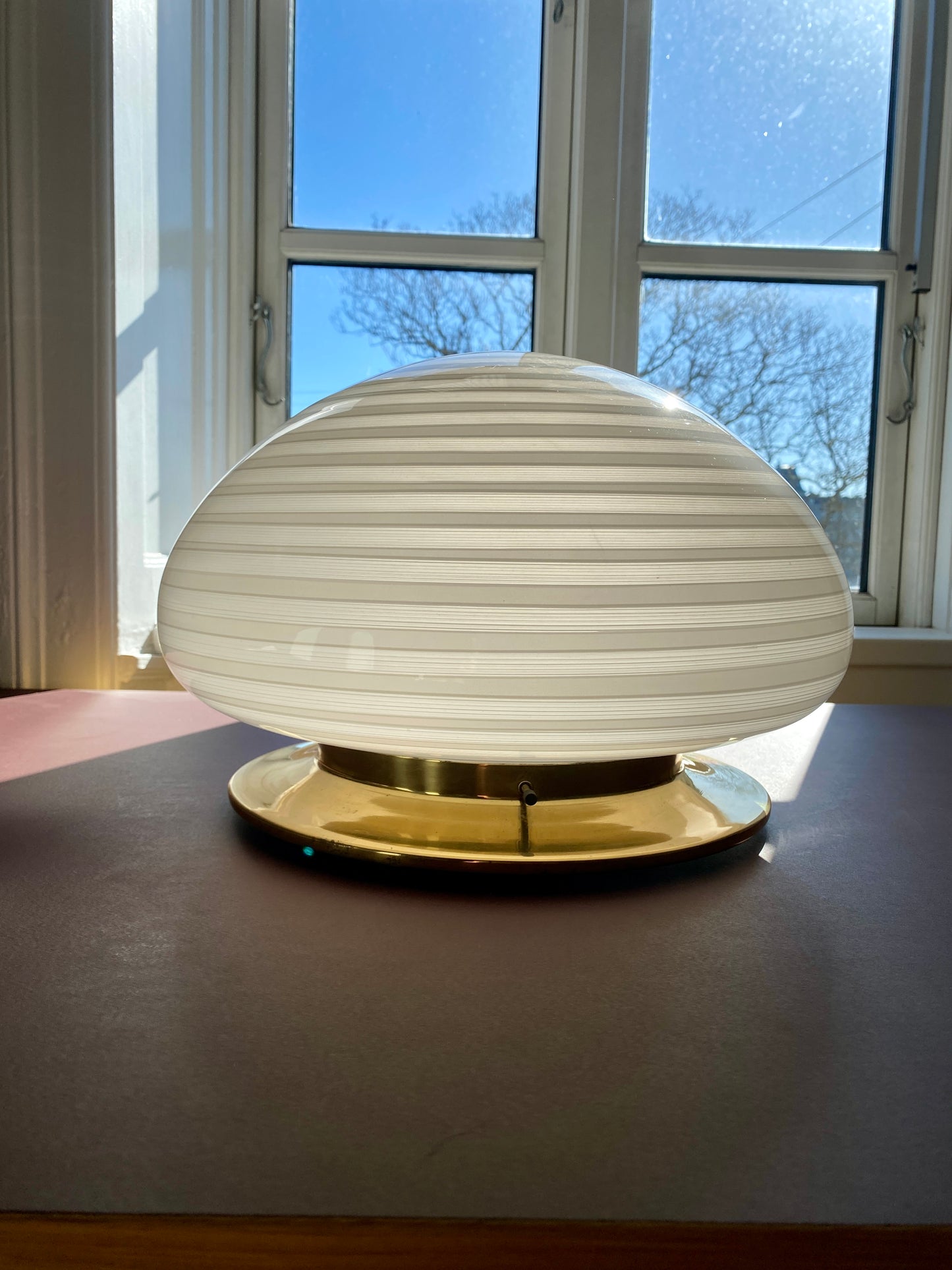 Vintage Murano plafond i globe swirl 40 cm