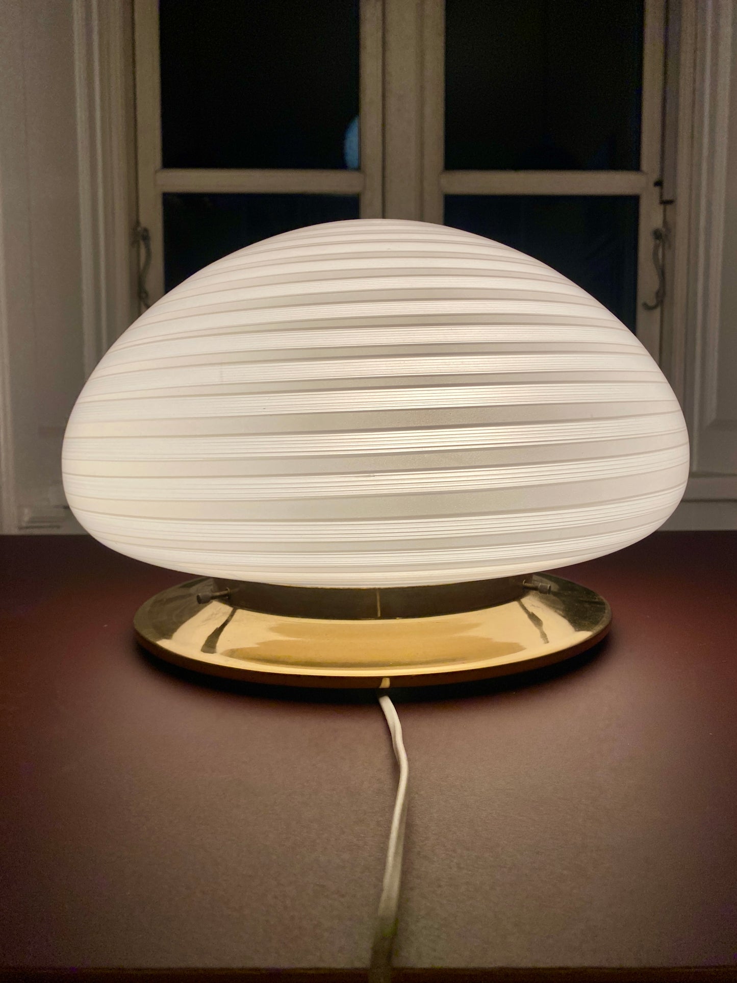 Vintage Murano plafond i globe swirl 40 cm