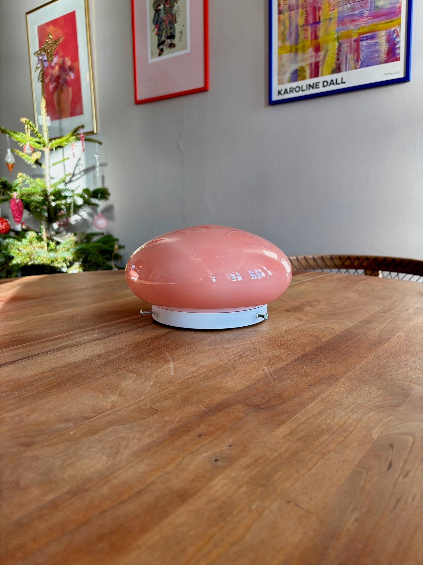 Murano plafond i pink 23 cm