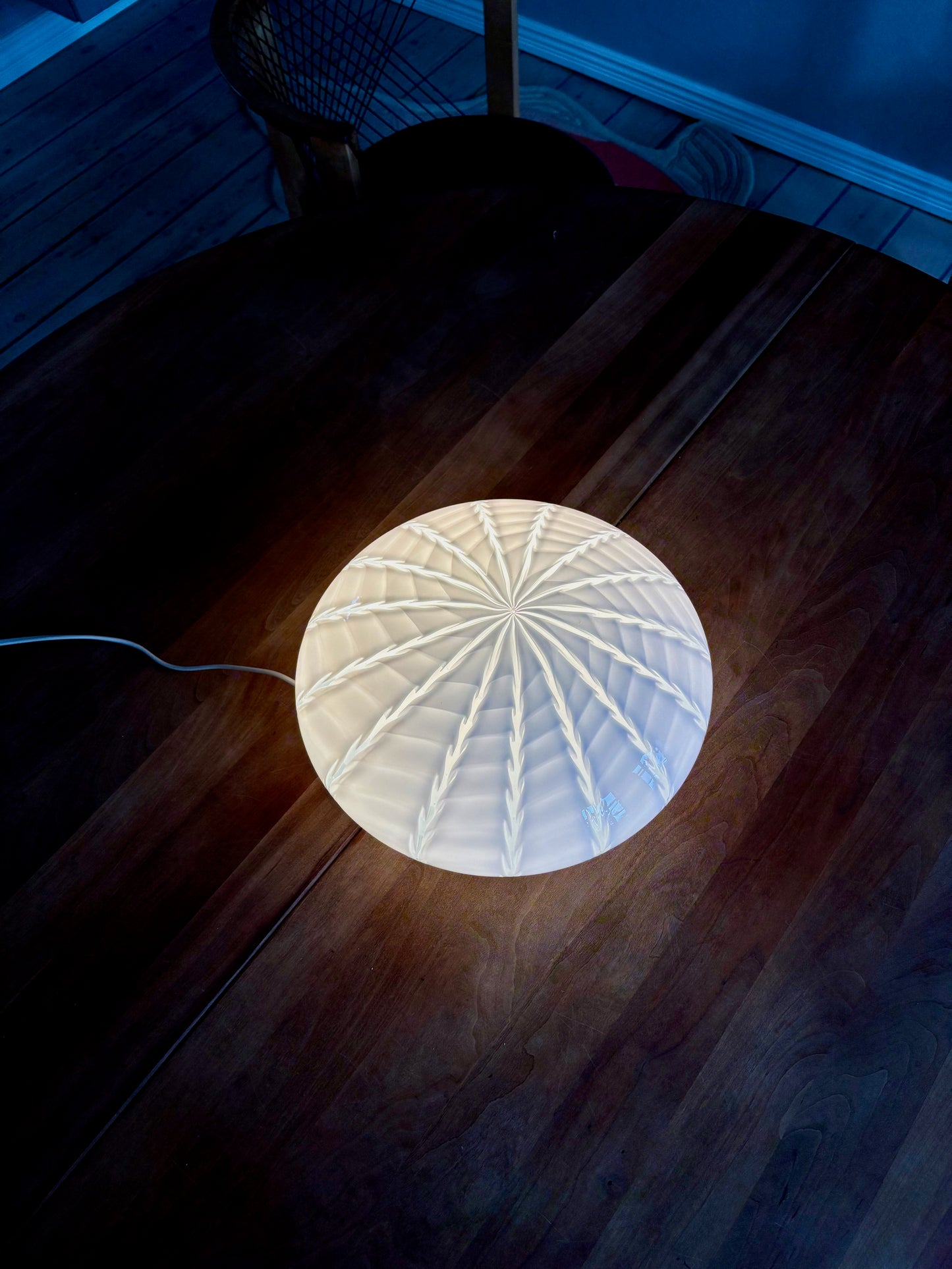 Vintage Murano peacock plafond 30 cm