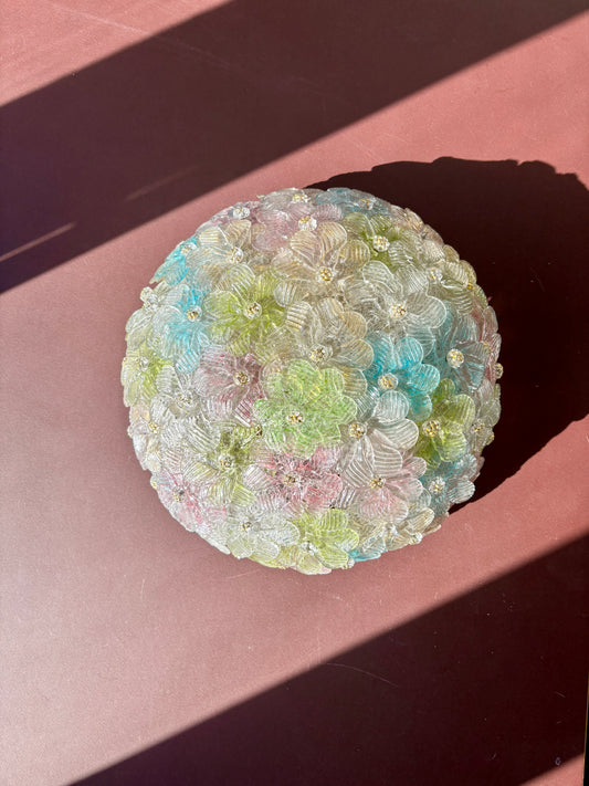 Vintage Murano blomster plafond i multicolor 33 cm
