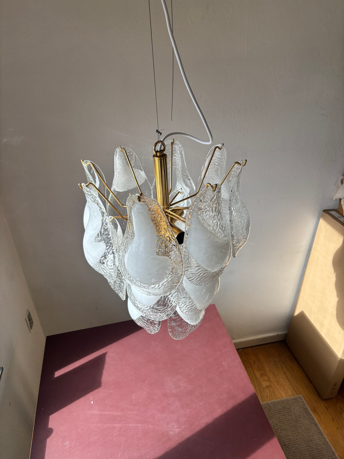Vintage Murano lysekrone af Nason Mazzega