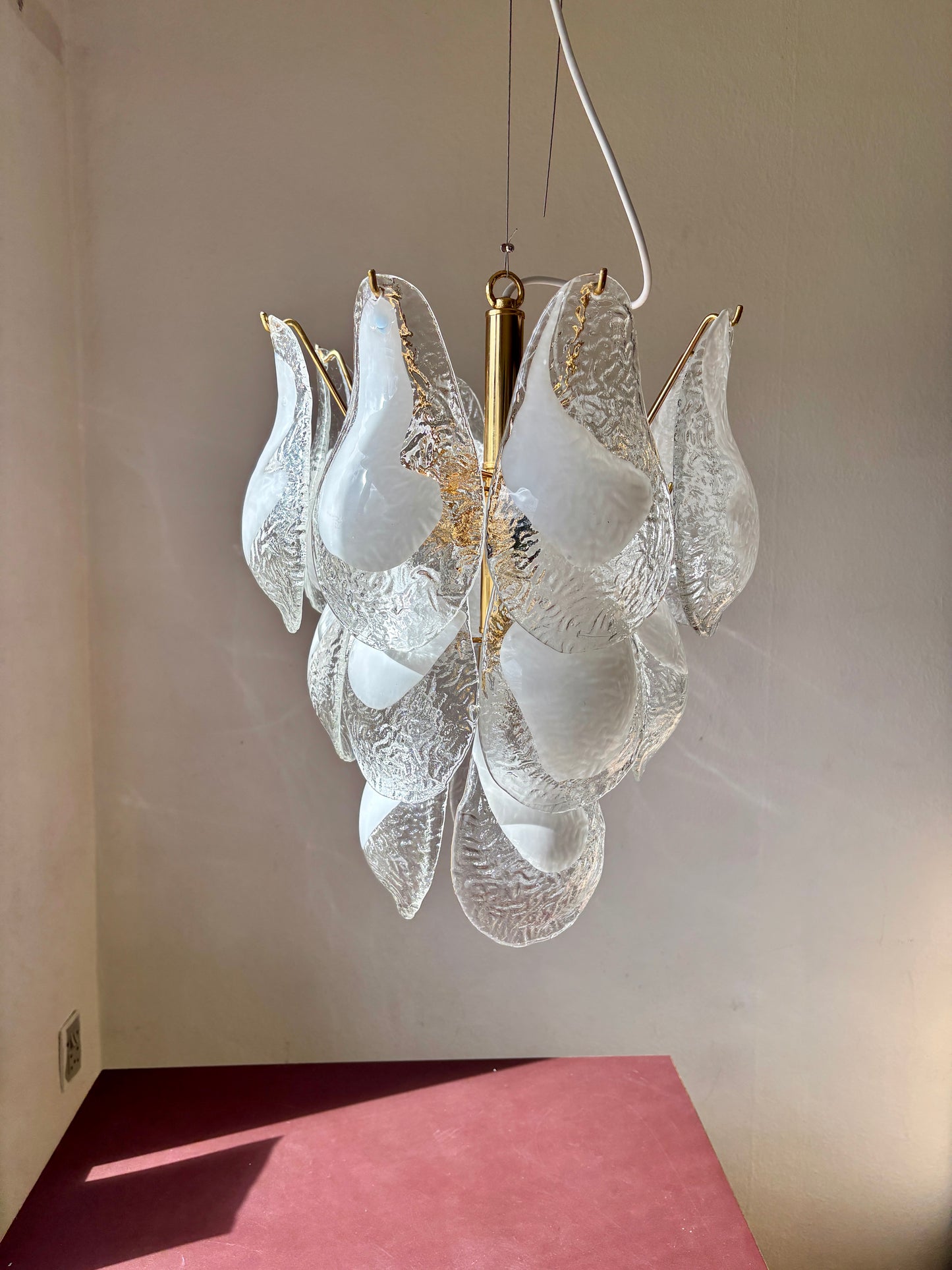 Vintage Murano lysekrone af Nason Mazzega