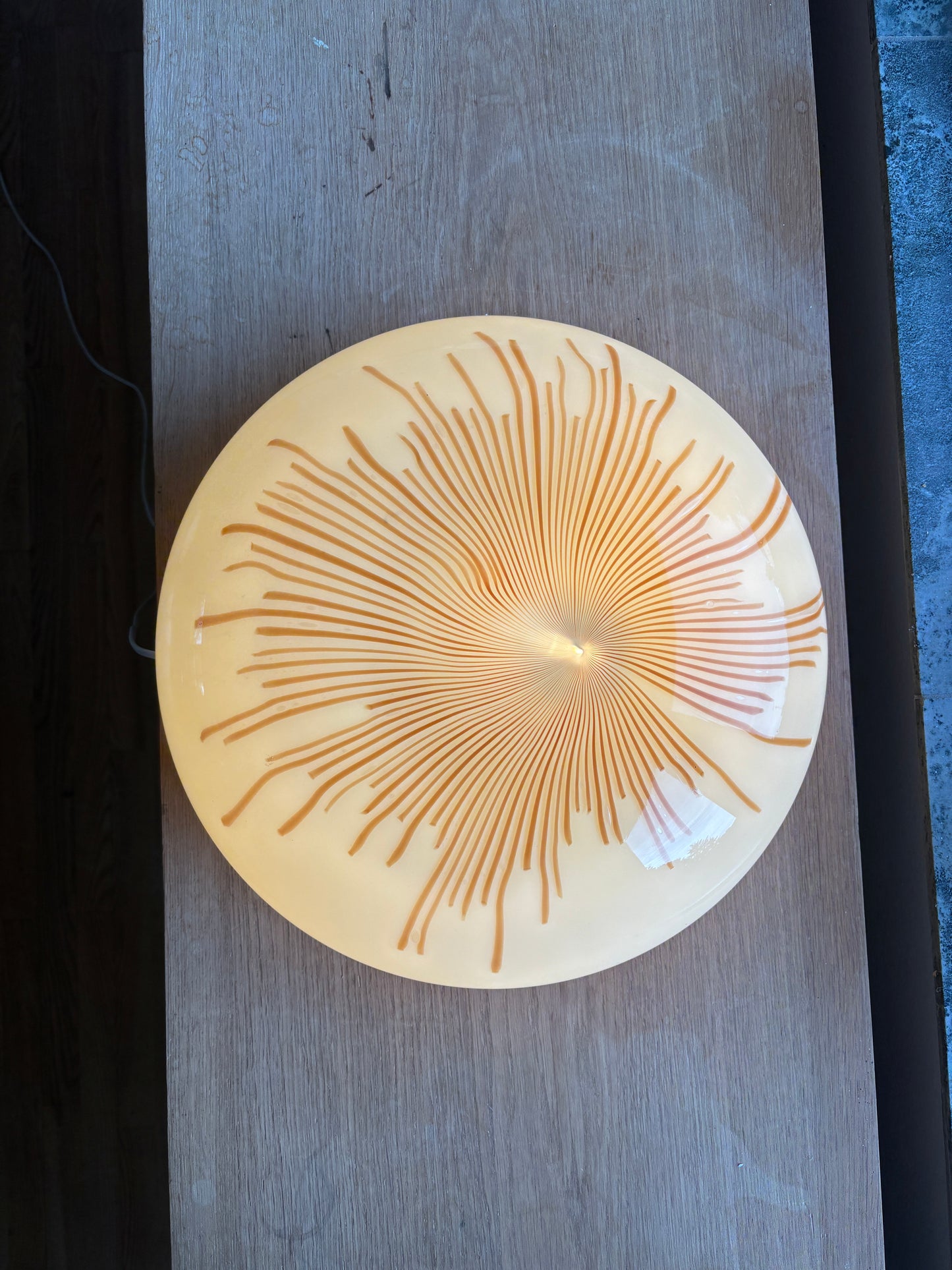 Virkelig sjælden vintage "Anemone" Murano plafond 40 cm