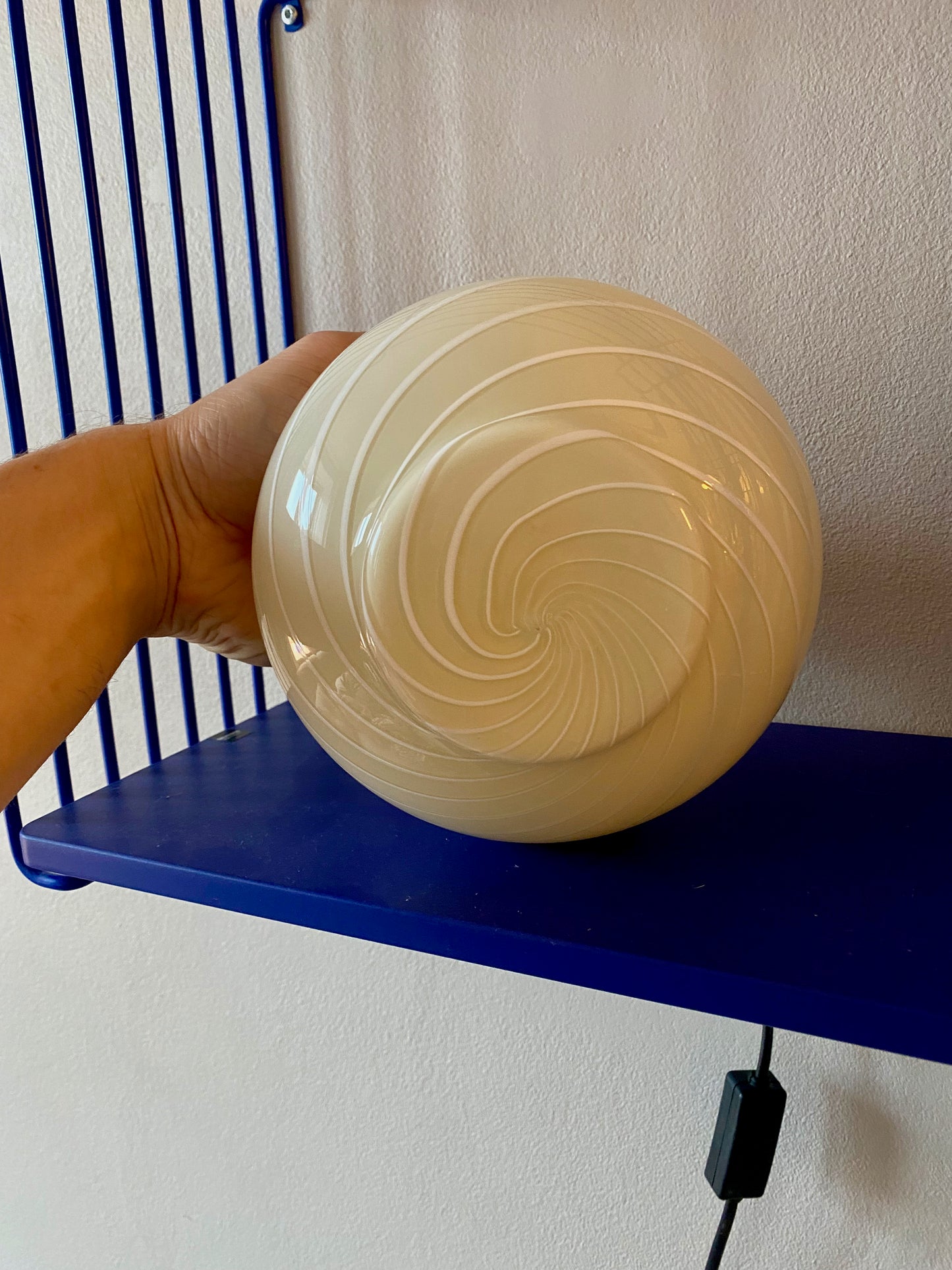 Vintage Murano bordlampe fra 70'erne.